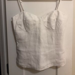 NWOT Reformation Poet Linen Top